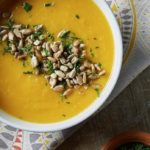 Sopa de Calabaza Jengibre y naranja