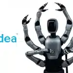 robot humanoide de seis brazos