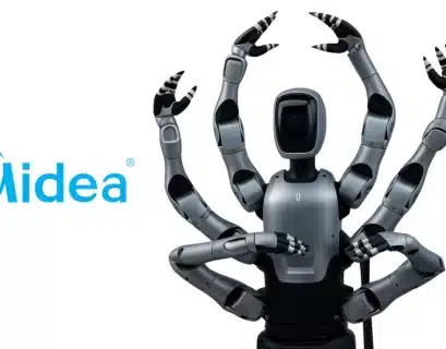 robot humanoide de seis brazos