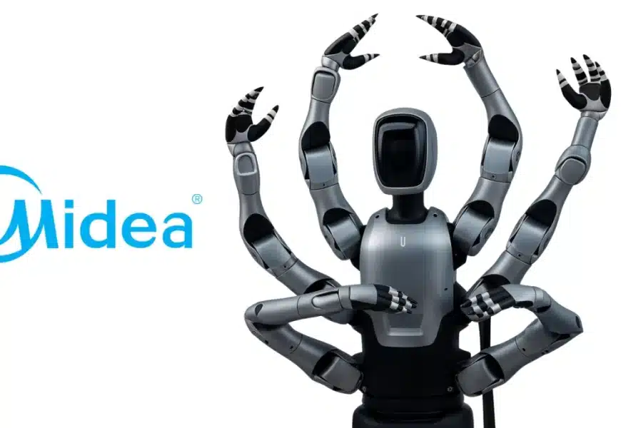 robot humanoide de seis brazos