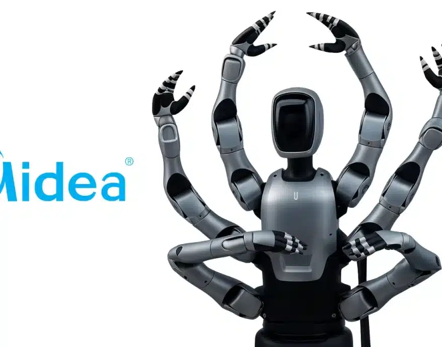 robot humanoide de seis brazos