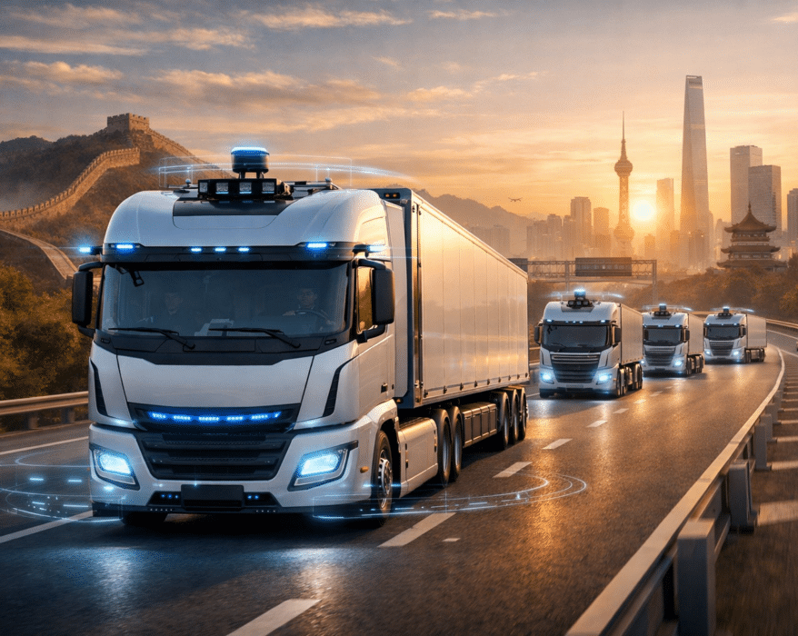 China camiones autónomos