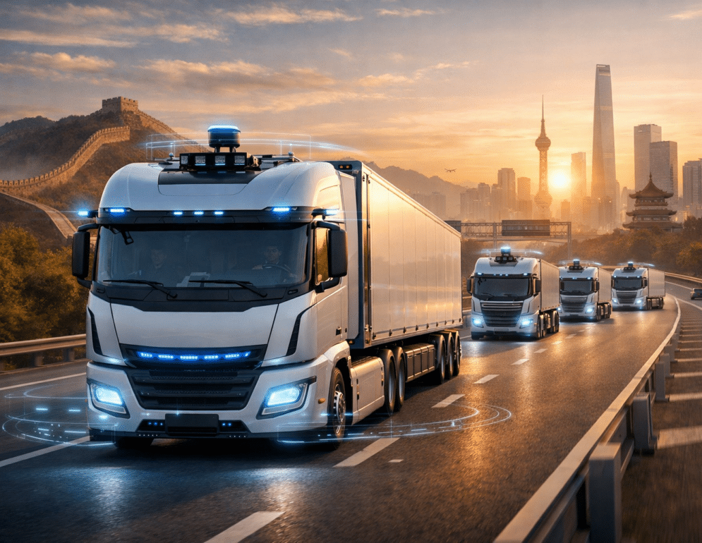 China camiones autónomos